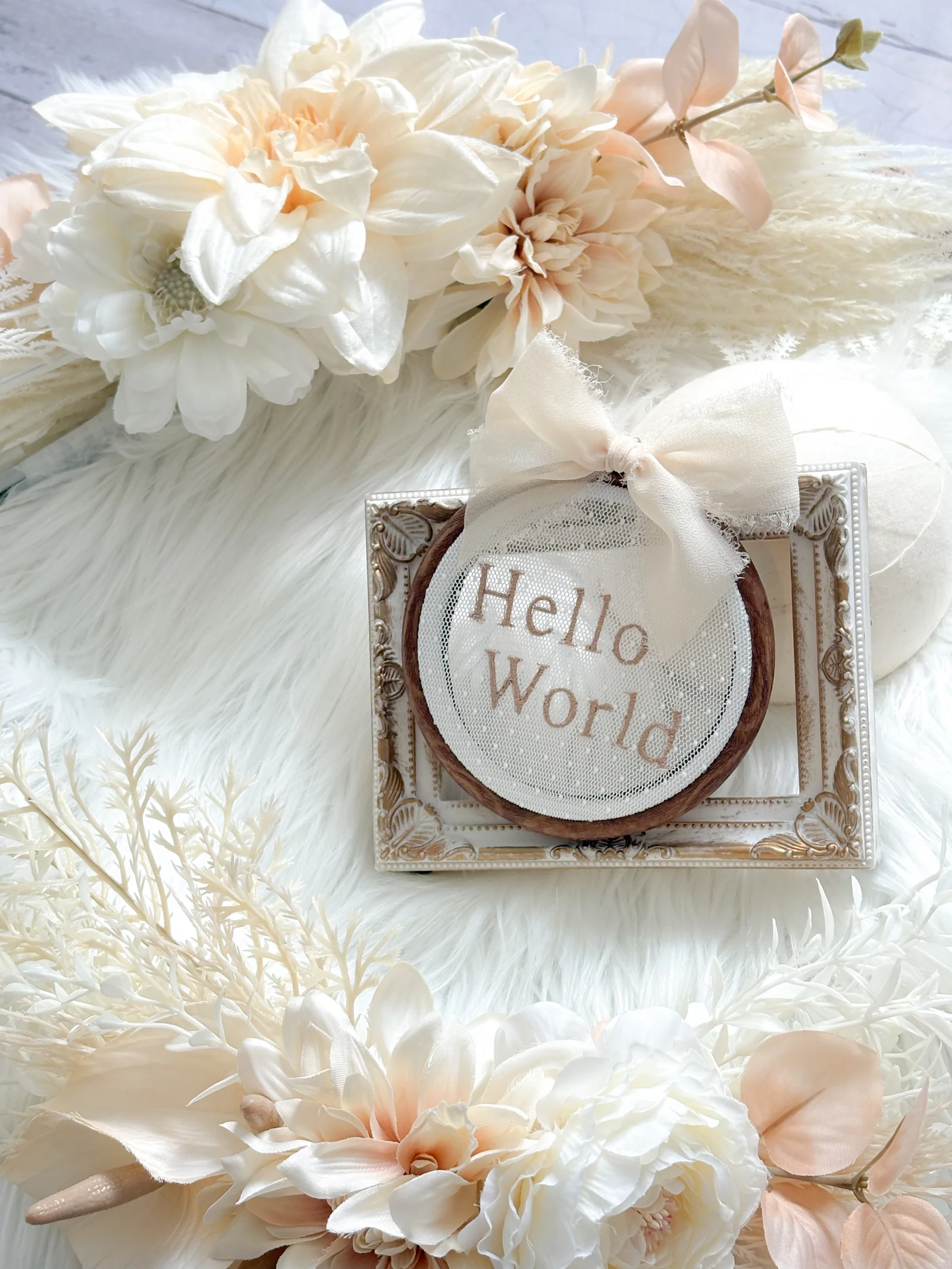 Ivoryセット 新作アイテム Hello World 木枠フレーム