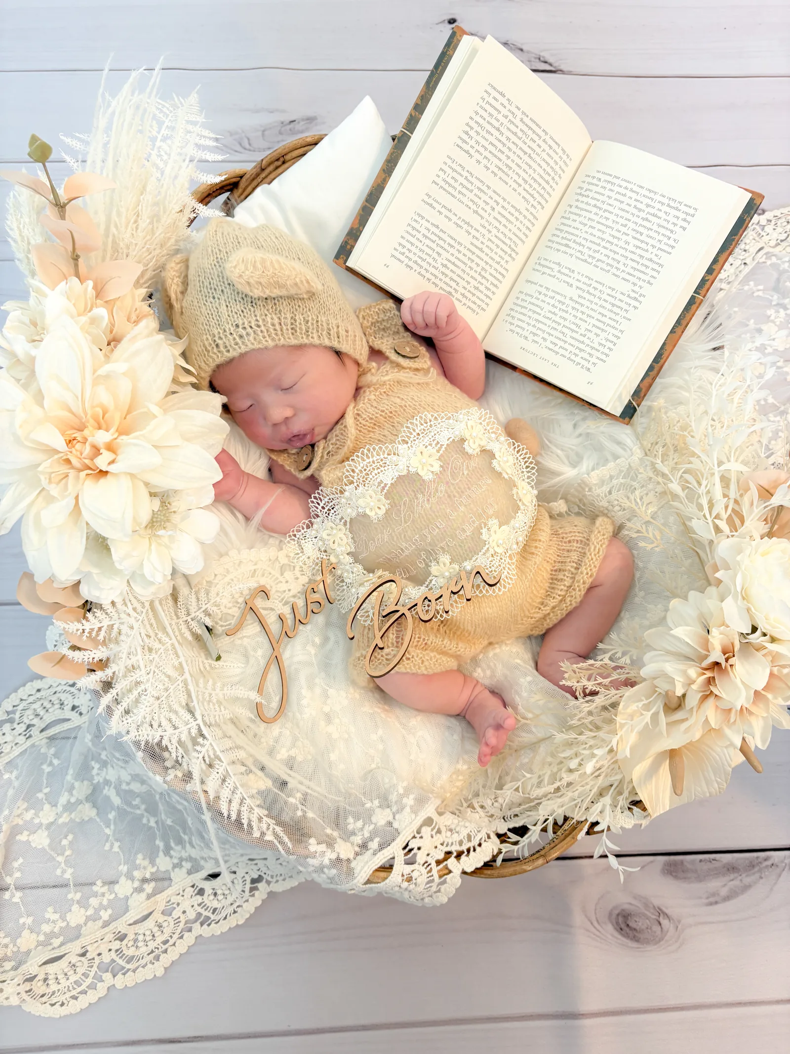 Ivoryセット 撮影サンプル ニューボーンフォト セルフ撮影